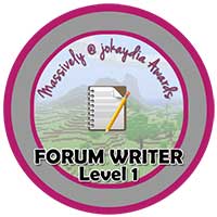 011. Forum Writer Level 1 – Make Your First Comment!