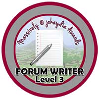 013. Forum Writer Level 3 – 10 Comments!